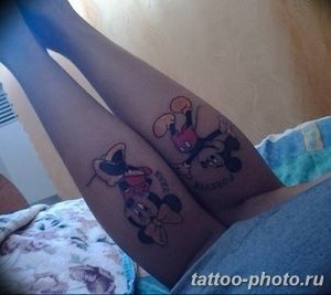 Фото рисунка Тату Микки Маус 20.11.2018 №158 - Tattoo Mickey Mouse - tattoo-photo.ru
