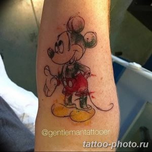 Фото рисунка Тату Микки Маус 20.11.2018 №160 - Tattoo Mickey Mouse - tattoo-photo.ru