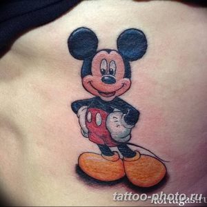 Фото рисунка Тату Микки Маус 20.11.2018 №173 - Tattoo Mickey Mouse - tattoo-photo.ru