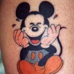 Фото рисунка Тату Микки Маус 20.11.2018 №177 - Tattoo Mickey Mouse - tattoo-photo.ru