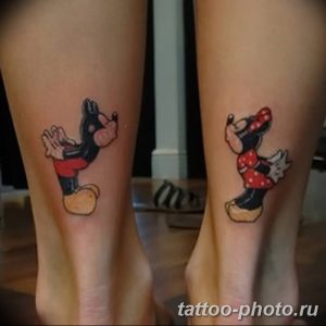 Фото рисунка Тату Микки Маус 20.11.2018 №180 - Tattoo Mickey Mouse - tattoo-photo.ru