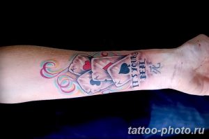 Фото рисунка Тату туз пиковый 20.11.2018 №055 - Tattoo ace of spades - tattoo-photo.ru