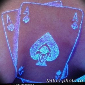 Фото рисунка Тату туз пиковый 20.11.2018 №104 - Tattoo ace of spades - tattoo-photo.ru