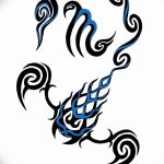 Фото рисунка скорпион 24.11.2018 №059 - photo tattoo scorpion - tattoo-photo.ru