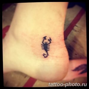 Фото рисунка скорпион 24.11.2018 №069 - photo tattoo scorpion - tattoo-photo.ru