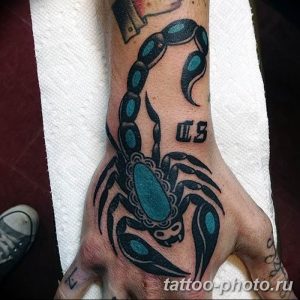 Фото рисунка скорпион 24.11.2018 №094 - photo tattoo scorpion - tattoo-photo.ru