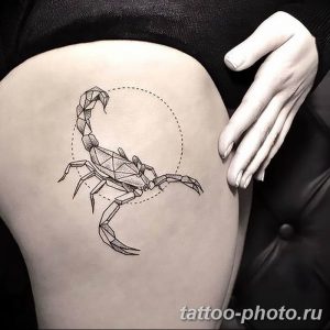 Фото рисунка скорпион 24.11.2018 №240 - photo tattoo scorpion - tattoo-photo.ru