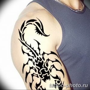 Фото рисунка скорпион 24.11.2018 №242 - photo tattoo scorpion - tattoo-photo.ru