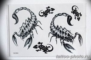 Фото рисунка скорпион 24.11.2018 №273 - photo tattoo scorpion - tattoo-photo.ru