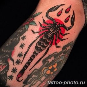 Фото рисунка скорпион 24.11.2018 №355 - photo tattoo scorpion - tattoo-photo.ru
