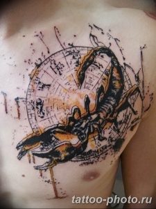 Фото рисунка скорпион 24.11.2018 №373 - photo tattoo scorpion - tattoo-photo.ru