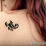 Фото рисунка скорпион 24.11.2018 №399 - photo tattoo scorpion - tattoo-photo.ru