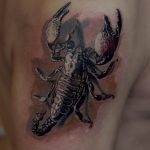 Фото рисунка скорпион 24.11.2018 №400 - photo tattoo scorpion - tattoo-photo.ru
