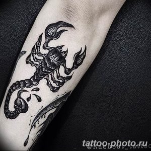 Фото рисунка скорпион 24.11.2018 №440 - photo tattoo scorpion - tattoo-photo.ru