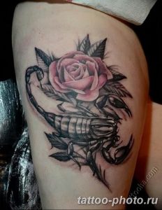 Фото рисунка скорпион 24.11.2018 №450 - photo tattoo scorpion - tattoo-photo.ru