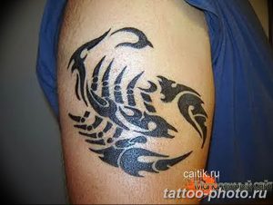 Фото рисунка скорпион 24.11.2018 №461 - photo tattoo scorpion - tattoo-photo.ru