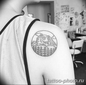Фото рисунка тату круг 22.11.2018 №016 - photo tattoo circle - tattoo-photo.ru