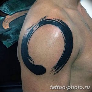 Фото рисунка тату круг 22.11.2018 №049 - photo tattoo circle - tattoo-photo.ru