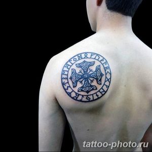 Фото рисунка тату круг 22.11.2018 №061 - photo tattoo circle - tattoo-photo.ru