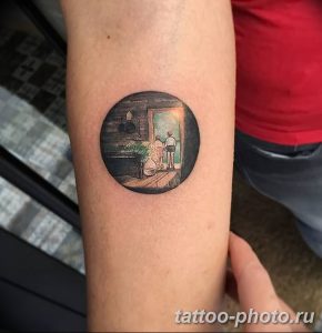 Фото рисунка тату круг 22.11.2018 №137 - photo tattoo circle - tattoo-photo.ru