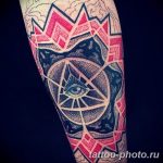 фото рисунка тату глаз в треугольнике 27.11.2018 №157 - tattoo of eyes - tattoo-photo.ru