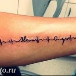 фото рисунка тату пульс 30.11.2018 №015 - photo tattoo pulse - tattoo-photo.ru