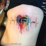 фото рисунка тату пульс 30.11.2018 №048 - photo tattoo pulse - tattoo-photo.ru