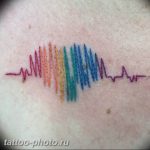 фото рисунка тату пульс 30.11.2018 №051 - photo tattoo pulse - tattoo-photo.ru