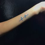 фото рисунка тату пульс 30.11.2018 №053 - photo tattoo pulse - tattoo-photo.ru