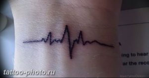 фото рисунка тату пульс 30.11.2018 №063 - photo tattoo pulse - tattoo-photo.ru
