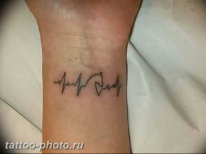 фото рисунка тату пульс 30.11.2018 №074 - photo tattoo pulse - tattoo-photo.ru