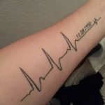 фото рисунка тату пульс 30.11.2018 №101 - photo tattoo pulse - tattoo-photo.ru