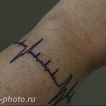 фото рисунка тату пульс 30.11.2018 №112 - photo tattoo pulse - tattoo-photo.ru
