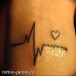 фото рисунка тату пульс 30.11.2018 №148 - photo tattoo pulse - tattoo-photo.ru