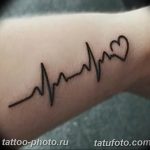 фото рисунка тату пульс 30.11.2018 №155 - photo tattoo pulse - tattoo-photo.ru