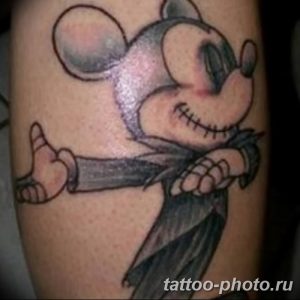 Фото рисунка Тату Микки Маус 20.11.2018 №001 - Tattoo Mickey Mouse - tattoo-photo.ru
