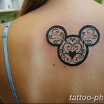 Фото рисунка Тату Микки Маус 20.11.2018 №028 - Tattoo Mickey Mouse - tattoo-photo.ru