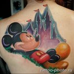 Фото рисунка Тату Микки Маус 20.11.2018 №035 - Tattoo Mickey Mouse - tattoo-photo.ru