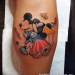 Фото рисунка Тату Микки Маус 20.11.2018 №041 - Tattoo Mickey Mouse - tattoo-photo.ru
