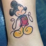 Фото рисунка Тату Микки Маус 20.11.2018 №050 - Tattoo Mickey Mouse - tattoo-photo.ru