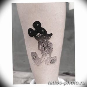 Фото рисунка Тату Микки Маус 20.11.2018 №054 - Tattoo Mickey Mouse - tattoo-photo.ru