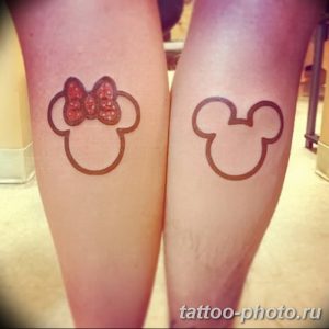 Фото рисунка Тату Микки Маус 20.11.2018 №055 - Tattoo Mickey Mouse - tattoo-photo.ru