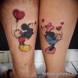 Фото рисунка Тату Микки Маус 20.11.2018 №057 - Tattoo Mickey Mouse - tattoo-photo.ru