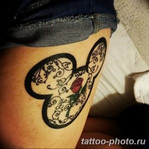 Фото рисунка Тату Микки Маус 20.11.2018 №061 - Tattoo Mickey Mouse - tattoo-photo.ru