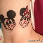 Фото рисунка Тату Микки Маус 20.11.2018 №063 - Tattoo Mickey Mouse - tattoo-photo.ru