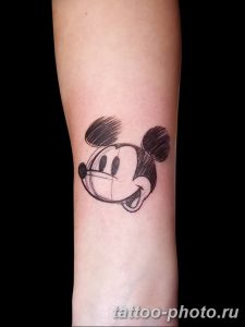 Фото рисунка Тату Микки Маус 20.11.2018 №069 - Tattoo Mickey Mouse - tattoo-photo.ru