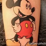 Фото рисунка Тату Микки Маус 20.11.2018 №074 - Tattoo Mickey Mouse - tattoo-photo.ru
