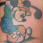 Фото рисунка Тату Микки Маус 20.11.2018 №075 - Tattoo Mickey Mouse - tattoo-photo.ru