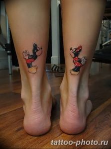 Фото рисунка Тату Микки Маус 20.11.2018 №083 - Tattoo Mickey Mouse - tattoo-photo.ru