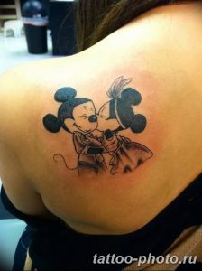 Фото рисунка Тату Микки Маус 20.11.2018 №086 - Tattoo Mickey Mouse - tattoo-photo.ru